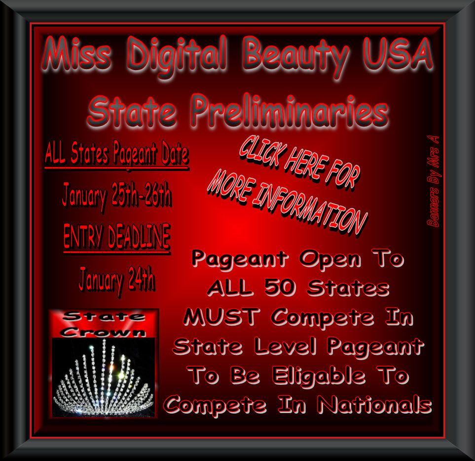 Miss Digital Beatuy USA State Preliminary Pageants
