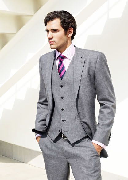 Men's Gray Suit Pictures, Images and Photos