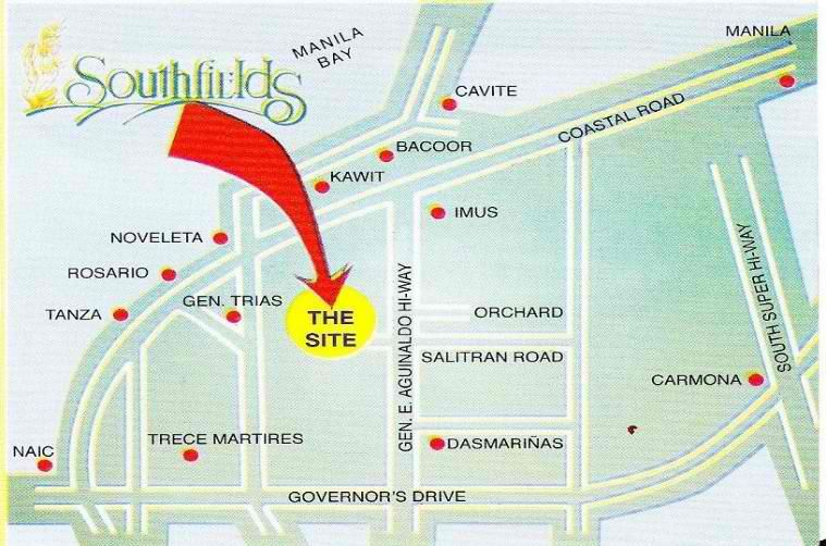 SOUTHFIELDS VICINITY MAP