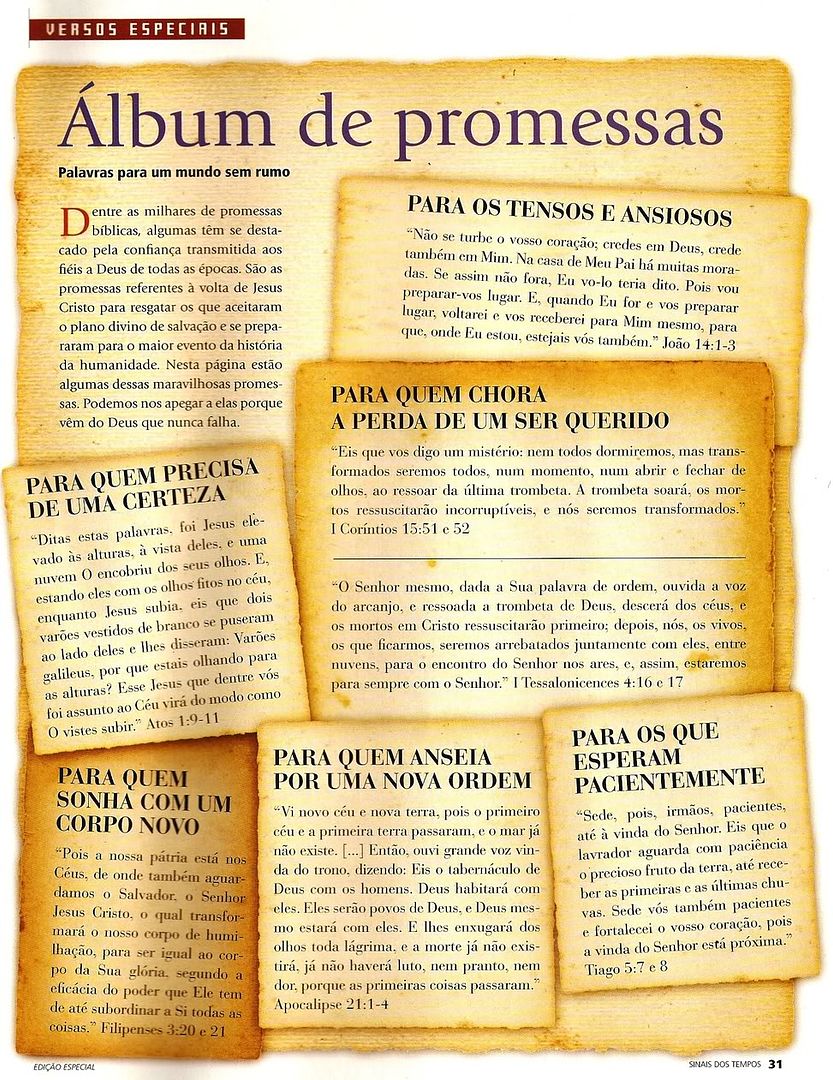 Álbum de promessas bíblicas
