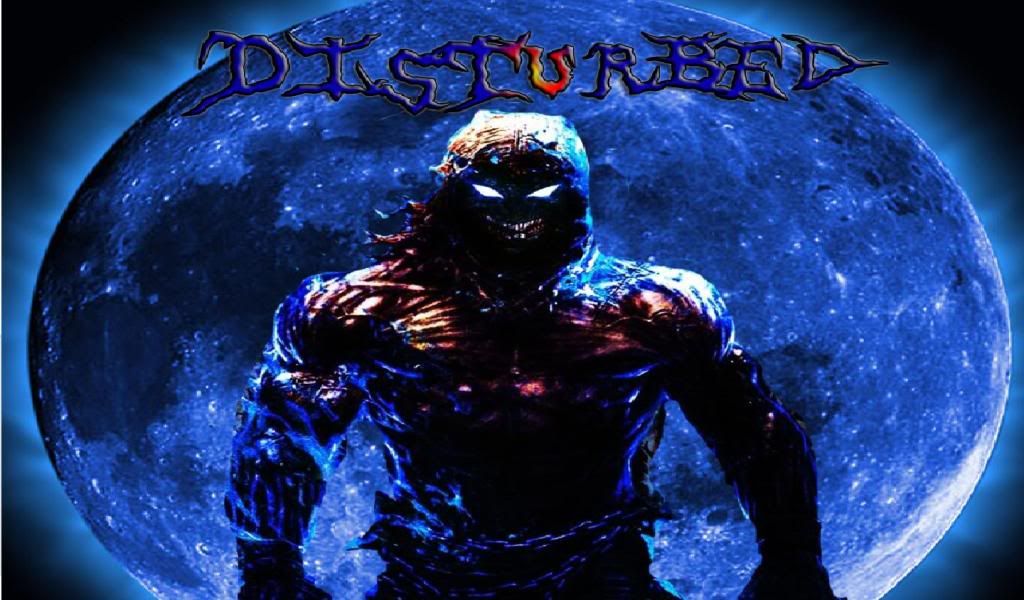 disturbed guy blue moon widescreen xbox theme wallpaper