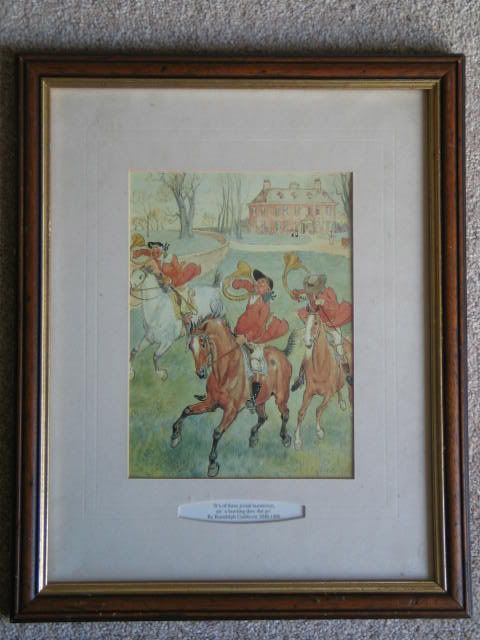 Randolph Caldecott Hunting Print
