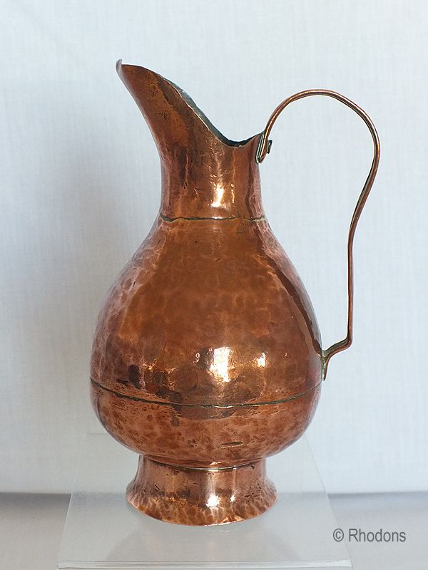 Antique Copper Jug, Ewer Antique & Collectable Copper Jugs