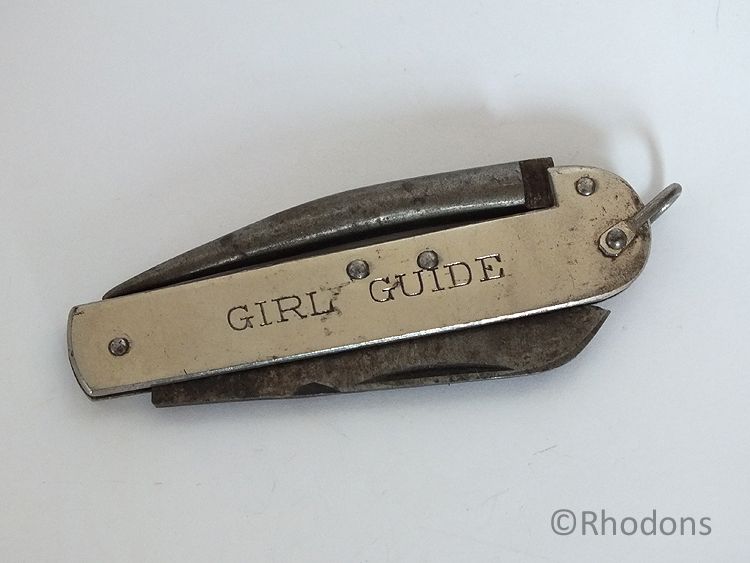 British Girl Guides Folding Pocket Knife
