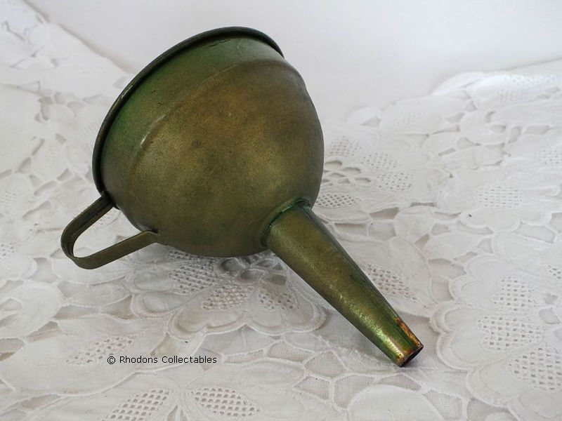 1930s Vegetable Oil Filter Funnel Advertising For Golden Twirl Oil