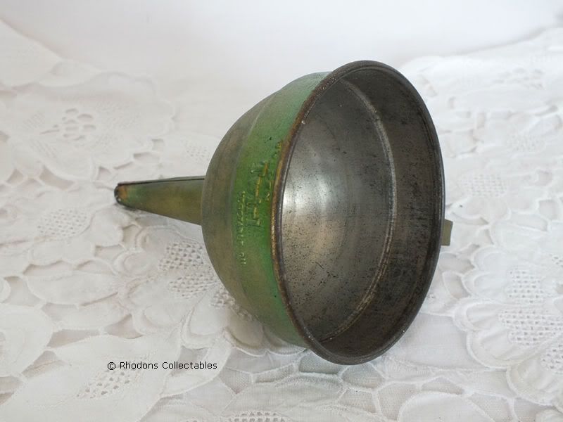 1930s Vegetable Oil Filter Funnel Advertising For Golden Twirl Oil