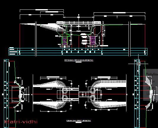 Gambar Kyf Blog Download Gambar Autocad Jembatan Cad Penyeberangan Di ...