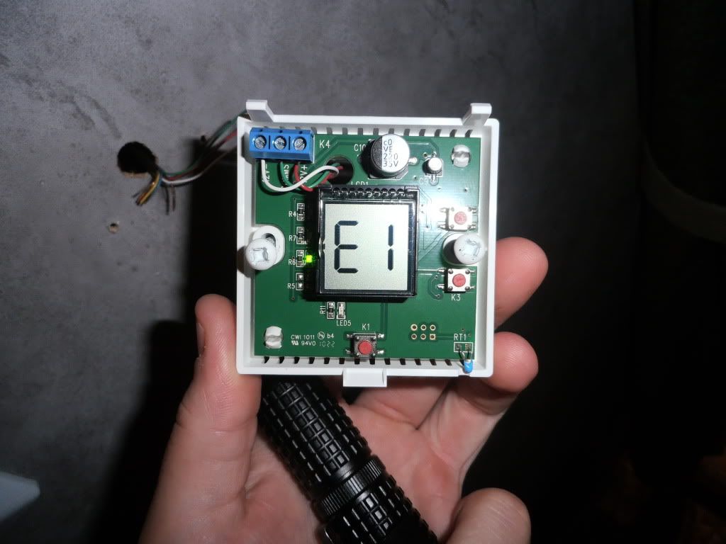 Image result for thermostat error codes CIRCUIT