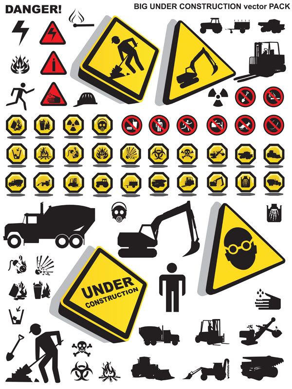 Stock Vector - Construction Safety