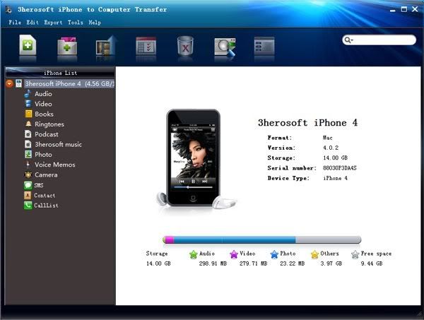 3herosoft iPhone to Computer Transfer 3.8.3.0422 3herosoft iPhone to Computer Transfer 3.8.3.0422