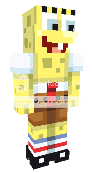 spongebob meme minecraft skin