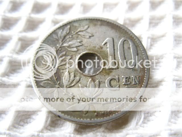 Belgium Belgie Belgique 10 cents 1905 COIN EXCELLENT  