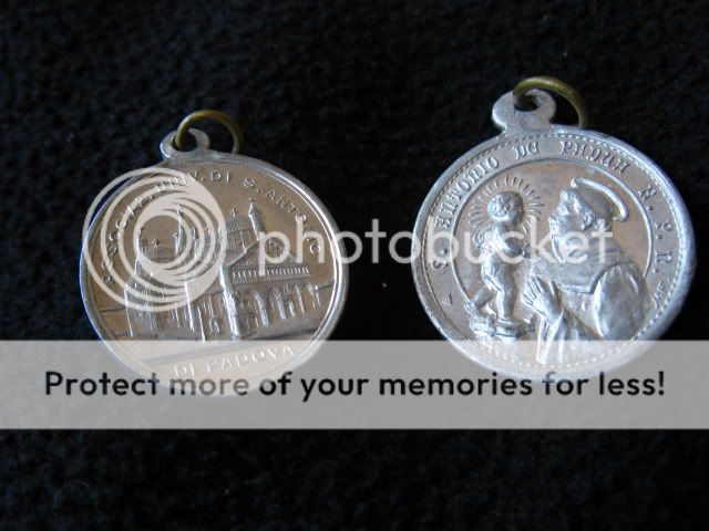 St Anthony Padova St Joseph Padua Holy Medal 2 Medals  