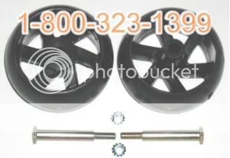 174873 Craftsman Deck Wheel Kit Includes Wheel Bolts 193406 Poulan